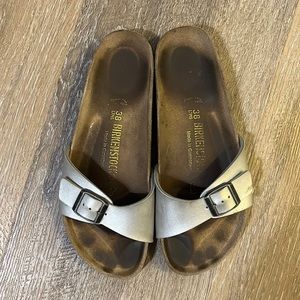 Birkenstock Madrid Style Sandals Silver